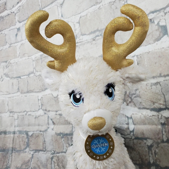 Build-A-Bear Golden Glisten Reindeer - Picture 5 of 14